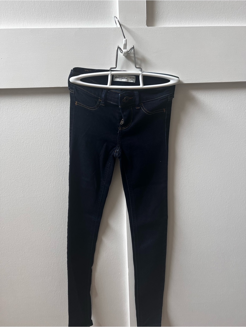Abercrombie & Fitch Navy Skinny Jeans - Dark Blue